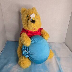 Disney Store 55th Anniversary Winnie The Pooh Blue Balloon Bee Plush Stuffed Toy
